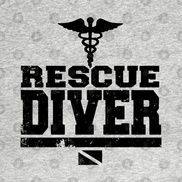 Rescue Diver Cool Diver TShirt TeePublic